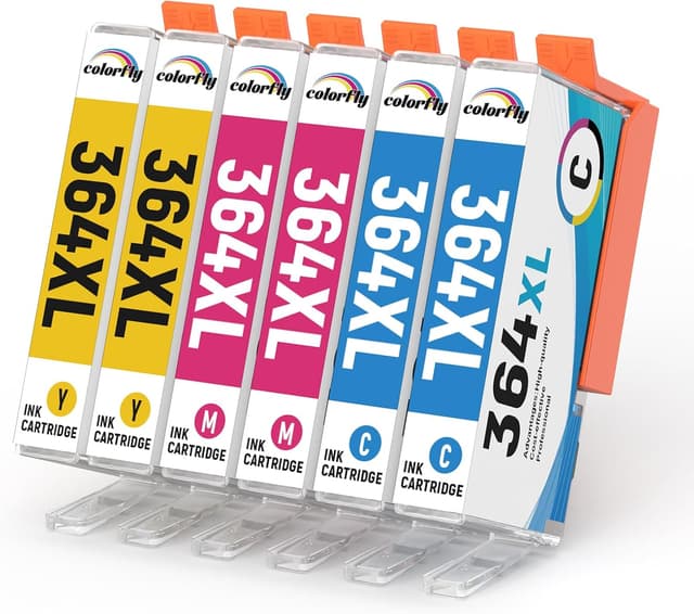 Detalle de Colorfly 364XL cartucce compatibili (non originali) a colori per HP 364 XL