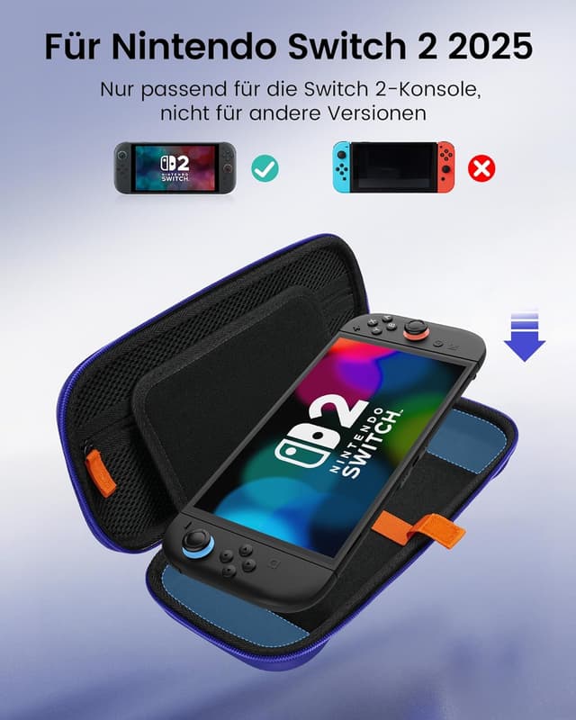 Detalle 2 de TRANSNOVO Switch 2 Tasche mit Hartschale 2025