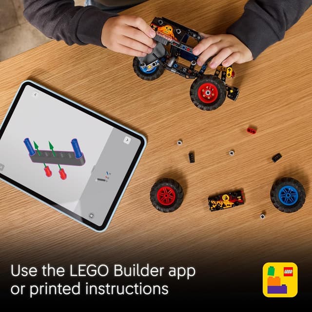 Detalle de LEGO Technic Monster Jam Grave Digger 42219