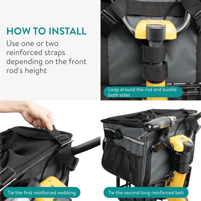 Thumbnail 6 de Navaris Pet Carrier for Bikes 10kg