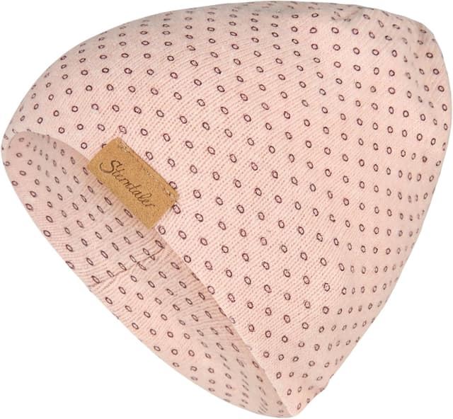 Detalle de Sterntaler Mädchen Kreise Beanie-Mütze (zartrosa, Größe 51) – Baumwoll-Mischgewebe für Übergangstage