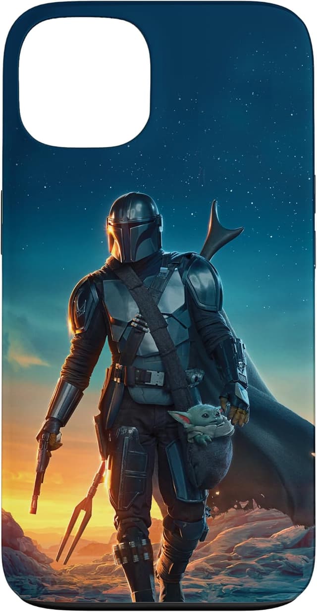 Thumbnail 6 de Coque Star Wars The Mandalorian et Grogu au coucher du soleil pour iPhone SE (2020) / 7 / 8