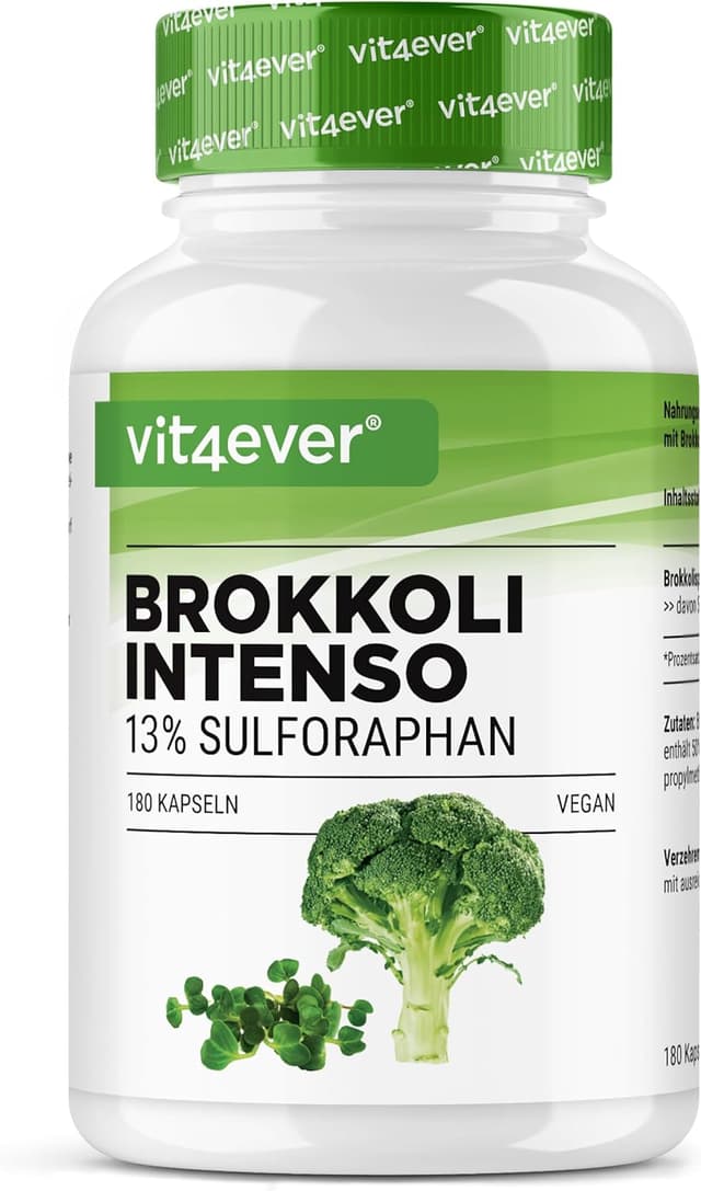 Detalle de Extrait de Brocoli en capsules – 180 gélules avec 13% de sulforaphane (2 capsules/jour)
