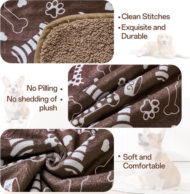 Thumbnail 5 de WONGS BEDDING Waterproof Dog Blanket 63x73cm