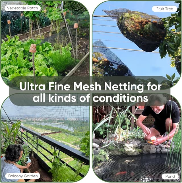 Detalle de MAIYADUO Vogelnetz 4 x 5 m