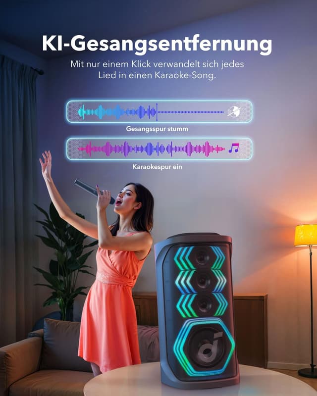 Thumbnail 2 de soundcore Rave 3 KI 160W Karaoke 🎤