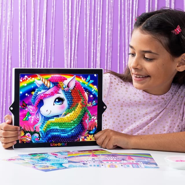 Detalle 2 de Lite Brite Rainbow Dreams, 650 picots