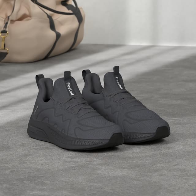 Detalle de Baskets de sport homme Feethit respirantes pour running, fitness et marche