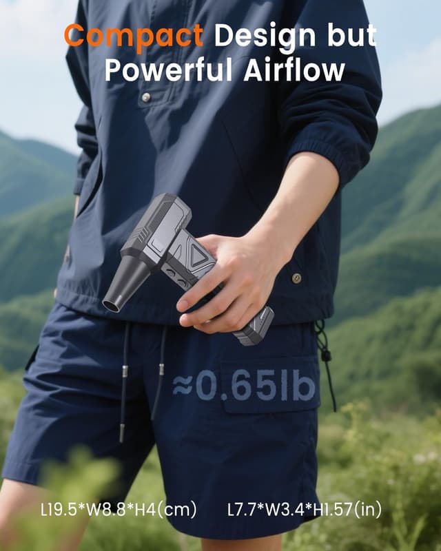 Thumbnail 6 de Electric Air Duster for PC 200,000 RPM