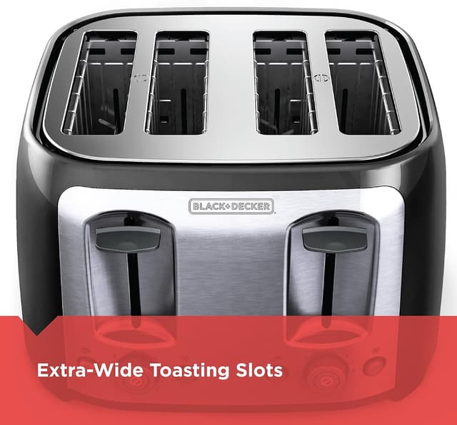 Thumbnail 2 de Black+Decker 4-Slice Toaster 1400W