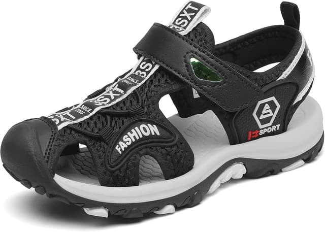 Detalle de SAGUARO geschlossene Sandalen für Kinder – atmungsaktiv, gepolstert und mit griffiger Gummisohle