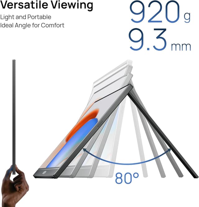 Thumbnail 3 de ARZOPA 17.3 inch Portable Monitor 1080p IPS