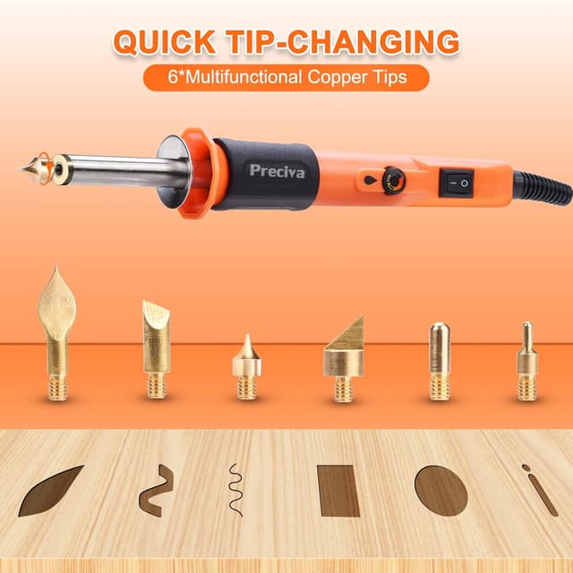 Thumbnail 3 de Preciva Pirografo 25W per legno