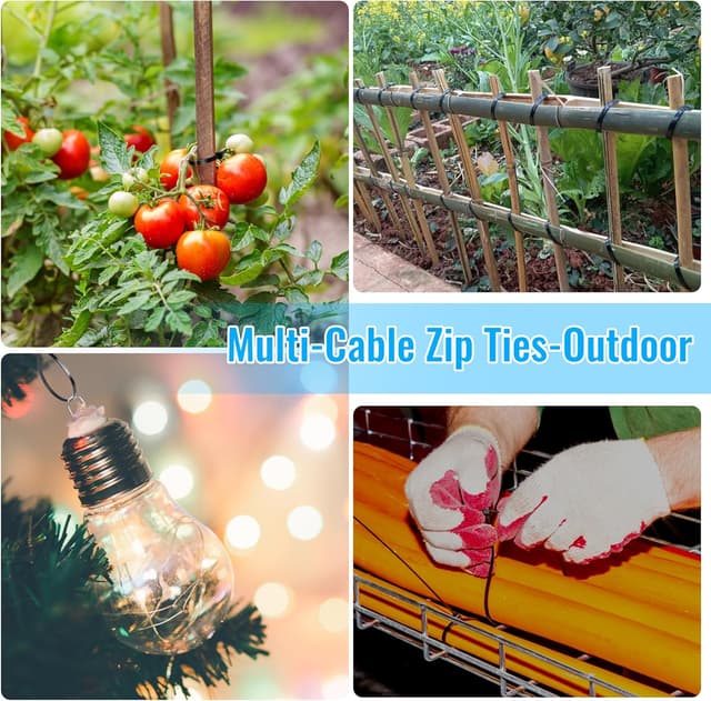 Thumbnail 6 de Fascette Elettricista Nero 400 pezzi 100/150/200mm