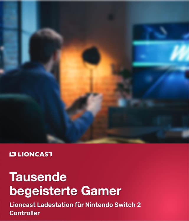Thumbnail 5 de LIONCAST Ladestation Switch 2 Joy-Con mit 4 Slots