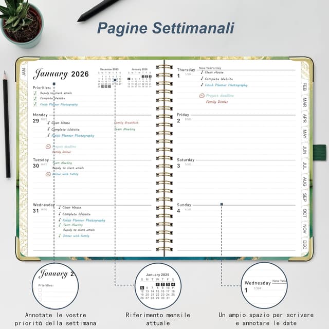 Thumbnail 1 de Gumiho Agenda 2026 Settimanale A5 Blu