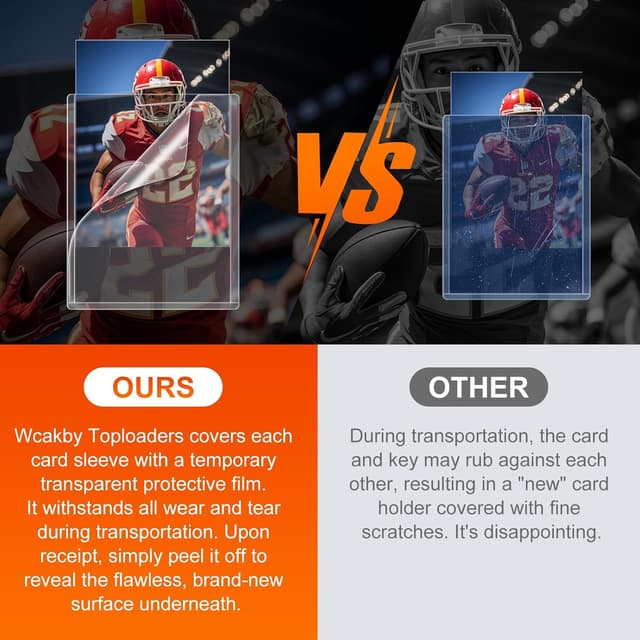 Detalle de Toploader 200 Kartenhüllen 3x4 Zoll