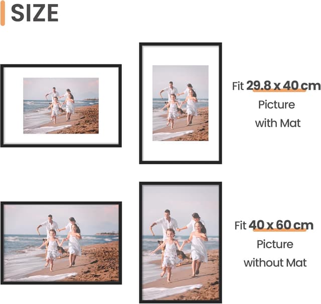 Thumbnail 1 de upsimples 3 Pack 40x60 Frame black