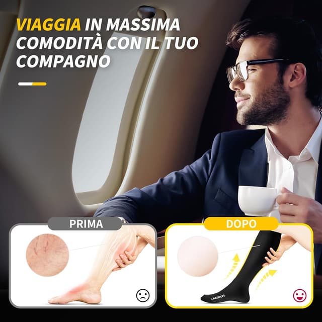 Thumbnail 5 de CAMBIVO Calze Compressione Graduata 20-30 mmHg