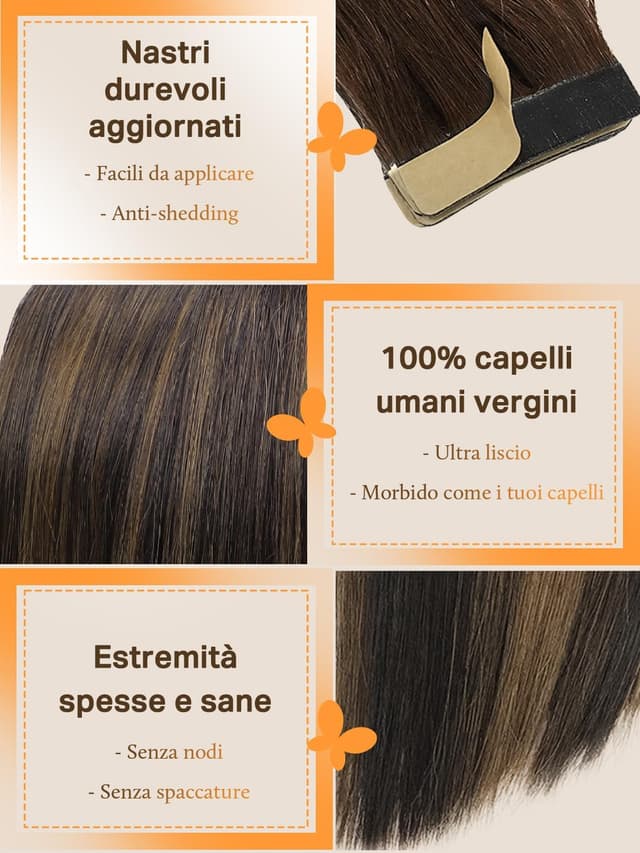 Thumbnail 3 de DOORES Remi Extension Capelli Balayage 35cm