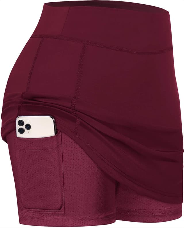 Thumbnail 6 de BLEVONH Women’s Summer Tennis Skorts with Shorts Underneath, Pickleball & Workout Golf Skorts with Pockets