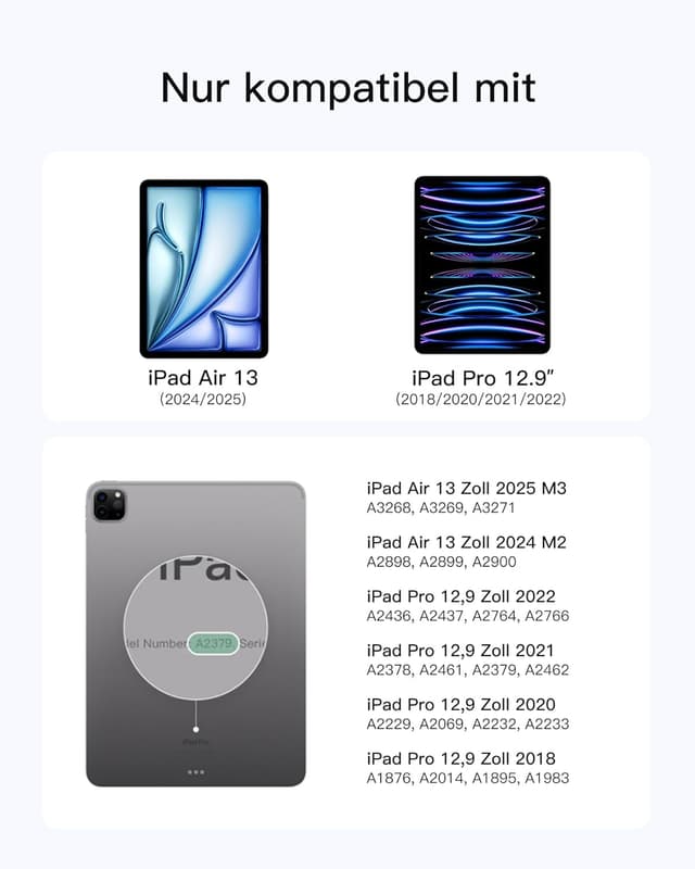 Detalle 2 de Inateck Tastatur Hülle 13 Zoll