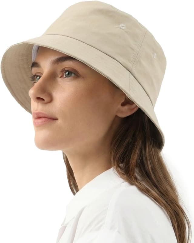 Detalle de Chapeau de pêche Zylioo Bob Grande Taille (L/XL/XXL) – séchage rapide, UPF 50+ anti-UV
