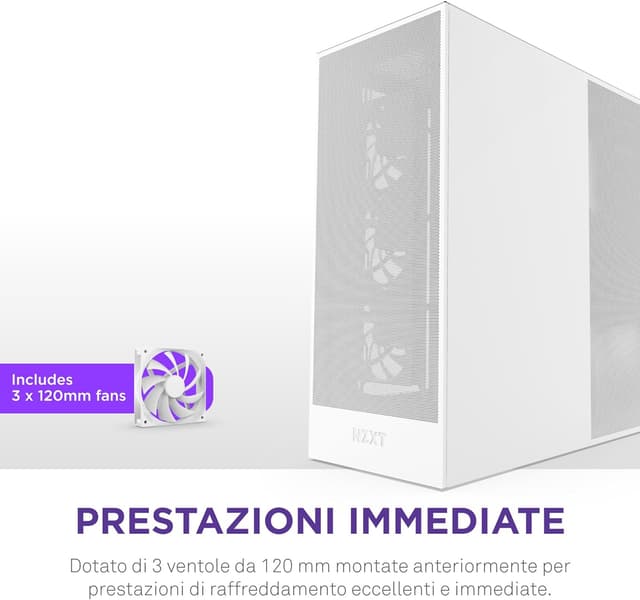 Detalle de NZXT H7 Flow case airflow ATX mid-tower