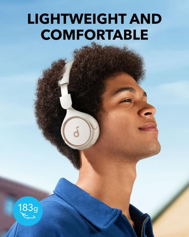 Detalle 2 de Soundcore by Anker H30i Wireless On-Ear Headphones with 70H battery and Bluetooth 5.3