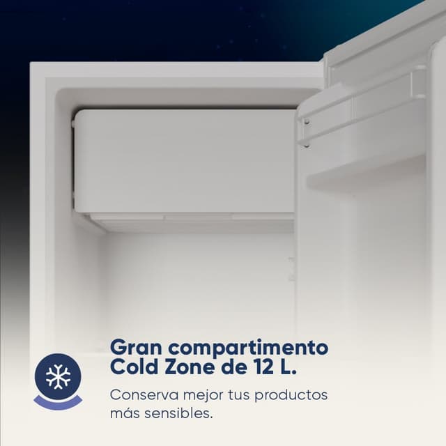 Detalle 2 de Origial COOL&FREEZE MINI 85 L blanco Frigorífico bajo encimera