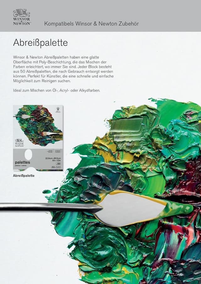 Thumbnail 3 de Winsor & Newton paletas desechables 22,9 x 30,5cm 🎨