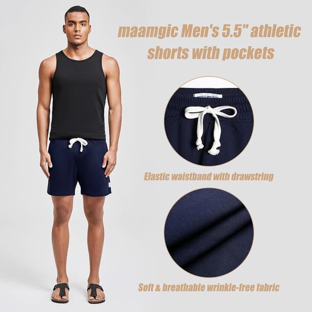 Detalle 2 de Maamgic Men Gym Shorts 5/7-Inch