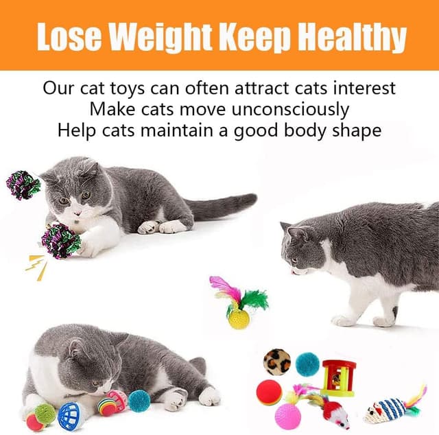 Thumbnail 5 de Speedy Panther 21-piece cat toy set 🐱