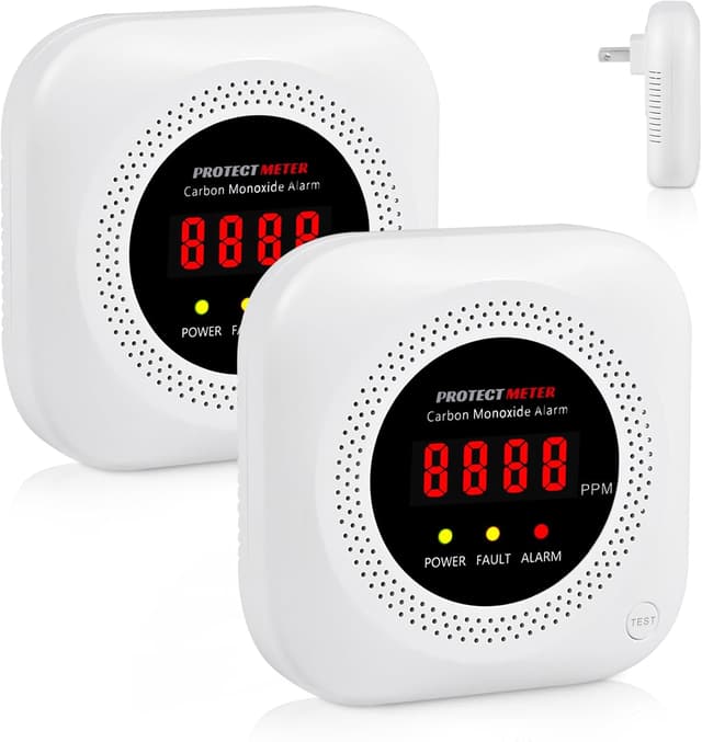 Imagen de Protectmeter Portable Carbon Monoxide Detector 2-pack en OfertitasTOP
