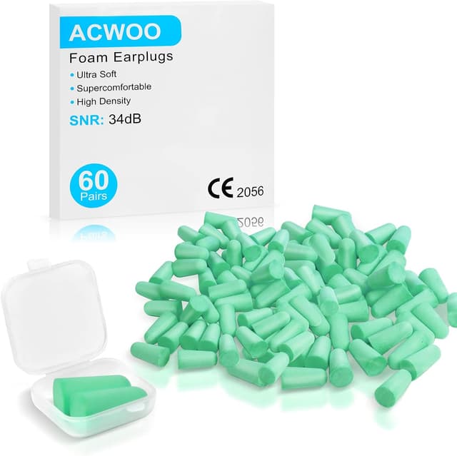 Imagen de ACWOO Tapones Oídos 34 dB, 60 pares en OfertitasTOP