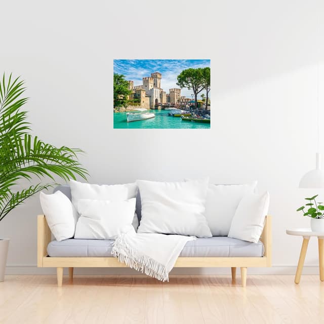 Detalle 2 de Ravensburger Puzzle 1000 pezzi Lago di Garda (70 x 50 cm) – puzzle adulti +14 anni