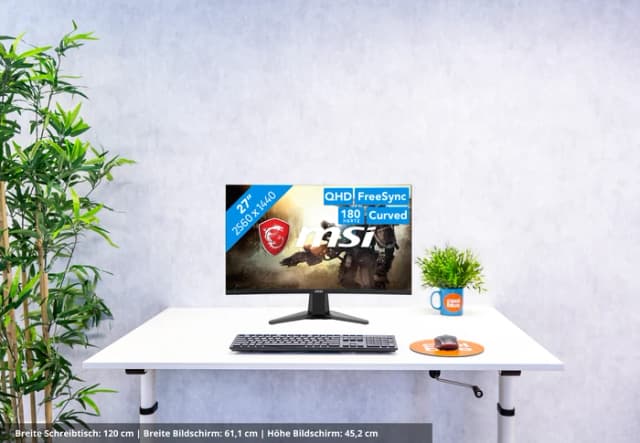 Thumbnail 8 de MSI MAG 27CQ6F 27″ Curved Gaming Monitor