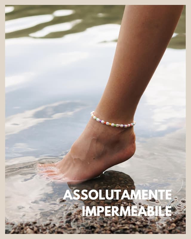 Detalle 2 de GD GOOD.designs Cavigliera perle 4 mm