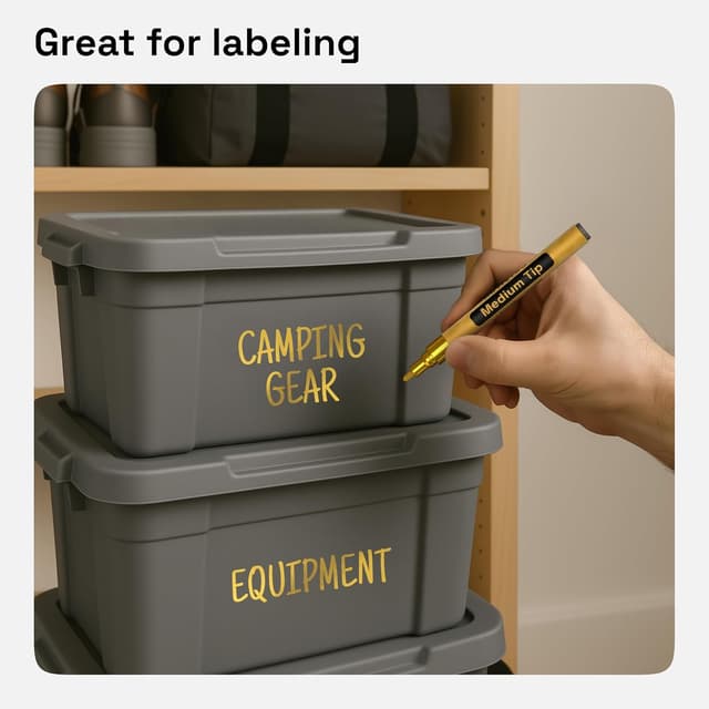 Thumbnail 6 de ARTISTRO 2 Gold oil marker medium tip