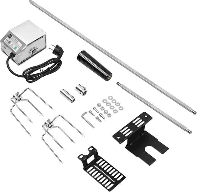 Thumbnail 6 de Set spiedi elettrici ACXIN in acciaio inox con spiedo girevole (107 cm, motore) e 2 forchette