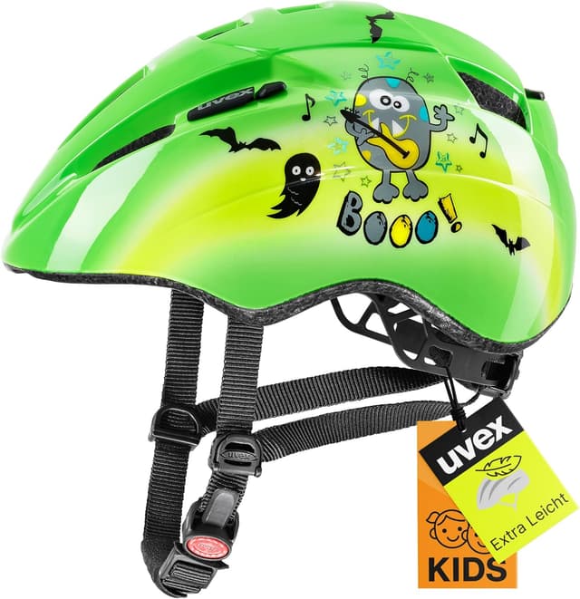Detalle de uvex Kid 2 Kinder-Fahrradhelm – leichter Schutz mit IAS Größenanpassung