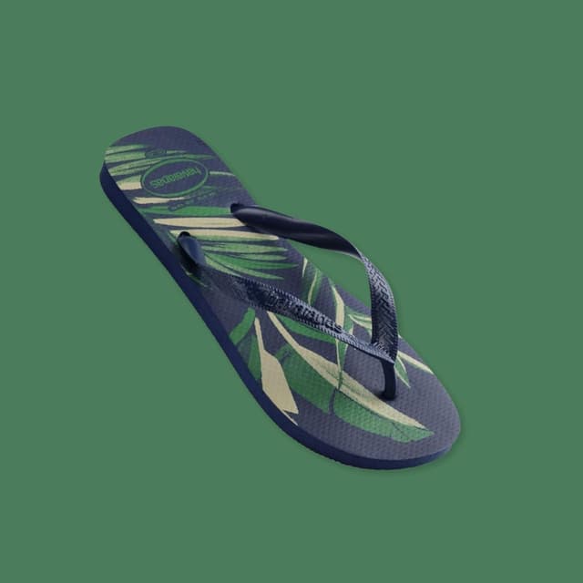 Detalle 1 de Havaianas Aloha infradito da uomo comode con suola antiscivolo e stampa tropicale