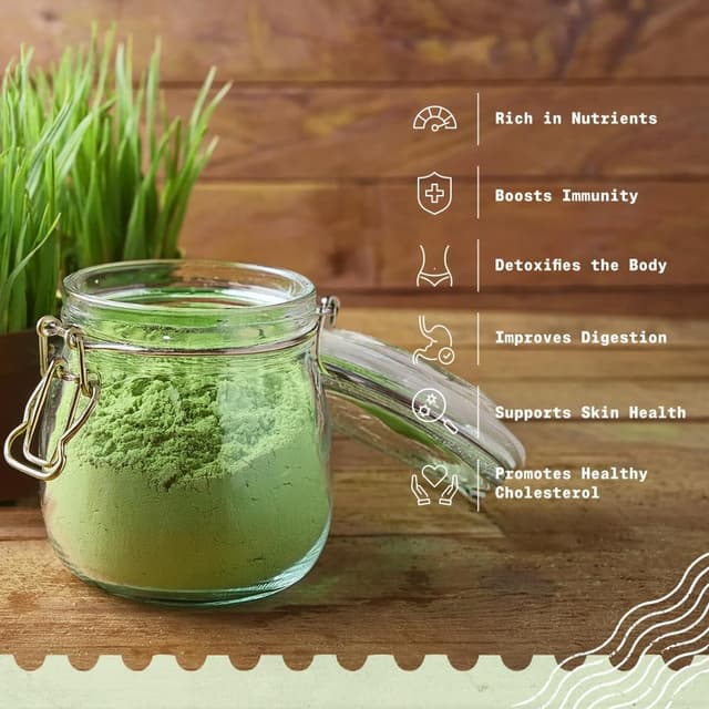 Detalle 1 de NaturaleBio Barley Grass Powder 1kg
