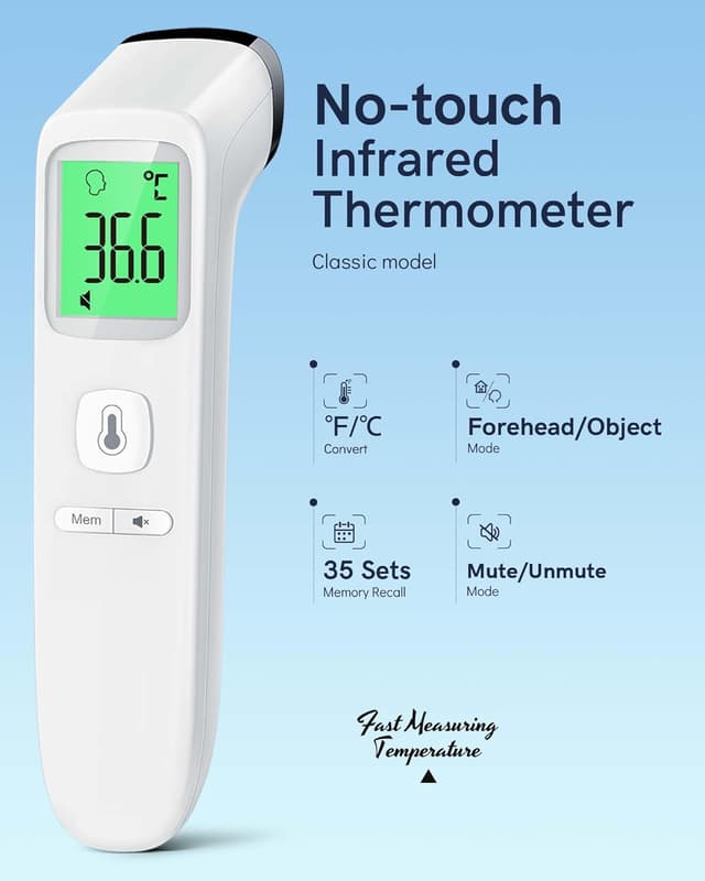 Thumbnail 1 de No-Touch Forehead Thermometer accurate digital