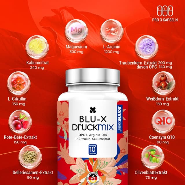 Detalle 2 de 10 in1 Formel Blutdruck Komplex 120 Kapseln