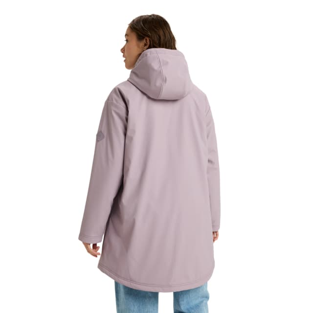 Detalle de Roxy Rain Road Polar Zip, trenca de lluvia