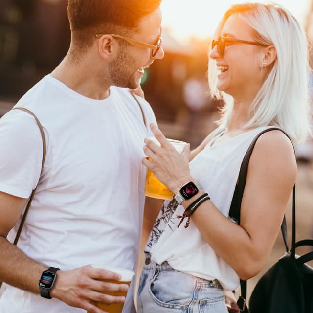 Detalle 2 de Mastten 4 Pack Braided Solo Loop Apple Watch Strap (Stretchy Elastic Nylon) for 38/40/41/42mm