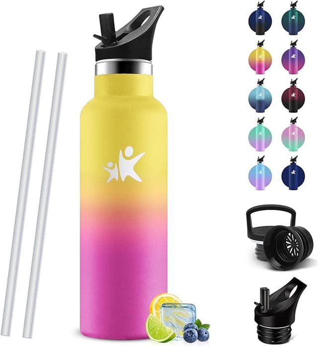 Detalle de HoneyHolly Termo Cantimplora Agua 500ml 💧 Sin BPA