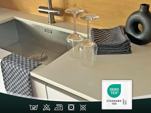 Thumbnail 4 de ZOLLNER 10er Set Geschirrtücher 46x70 cm