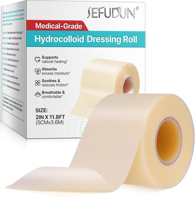 Imagen de Hydrocolloid Roll 2in x 12ft wound dressing 🩹 en OfertitasTOP